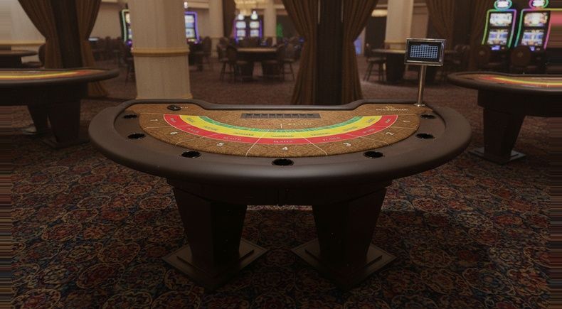Mesa de Black Jack e Baccarat de Cassino - BJ8